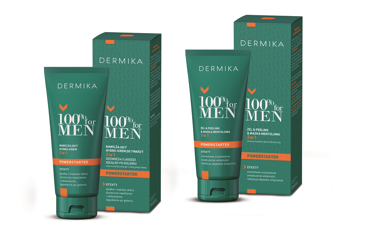 100% for Men – dwa nowe kremy dla Niego