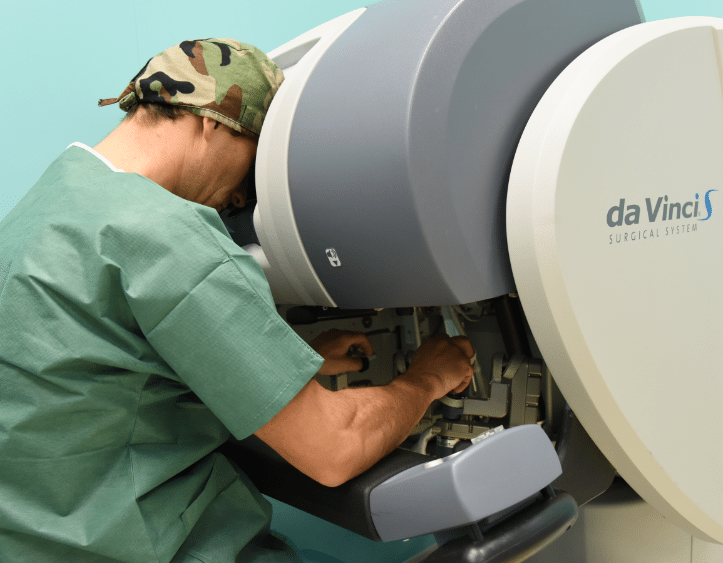 Robot da Vinci zapewnia komfort i bezpieczeństwo