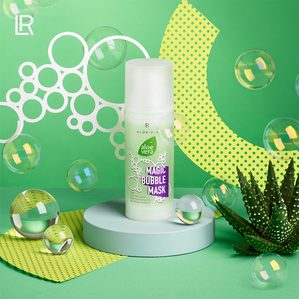 Maseczka bąbelkowa Aloe Vera – wiosenny must have