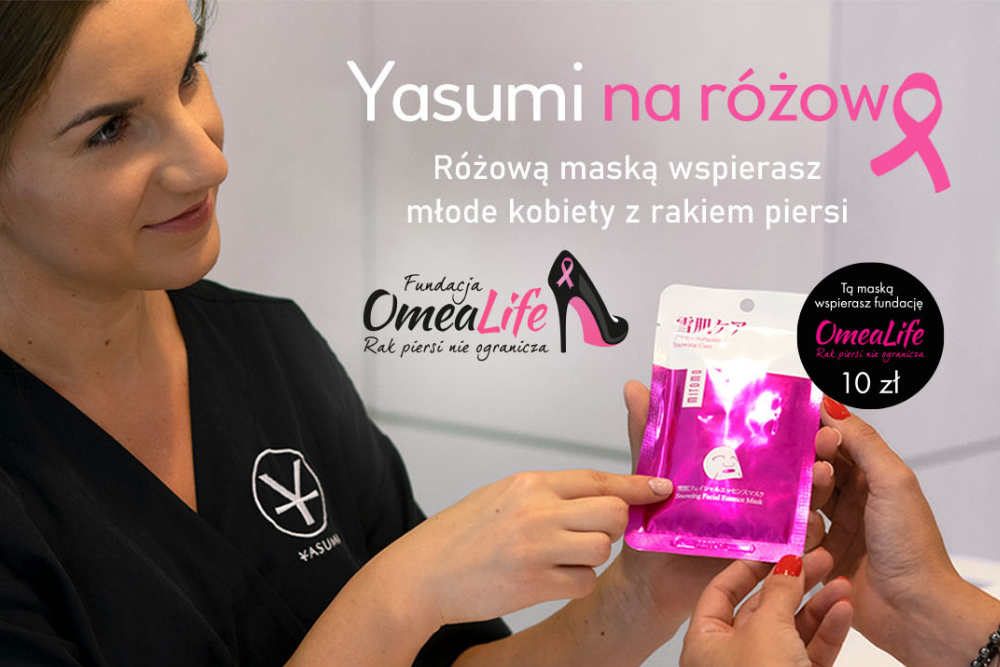 YASUMI maluje październik na różowo dla młodych kobiet chorujących na raka piersi