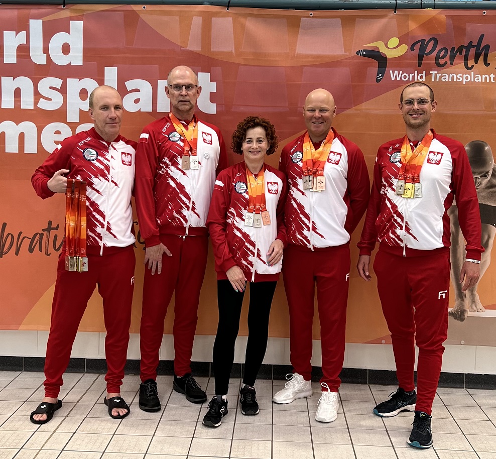 23 medale dla polskich pływaków na World Transplant Games