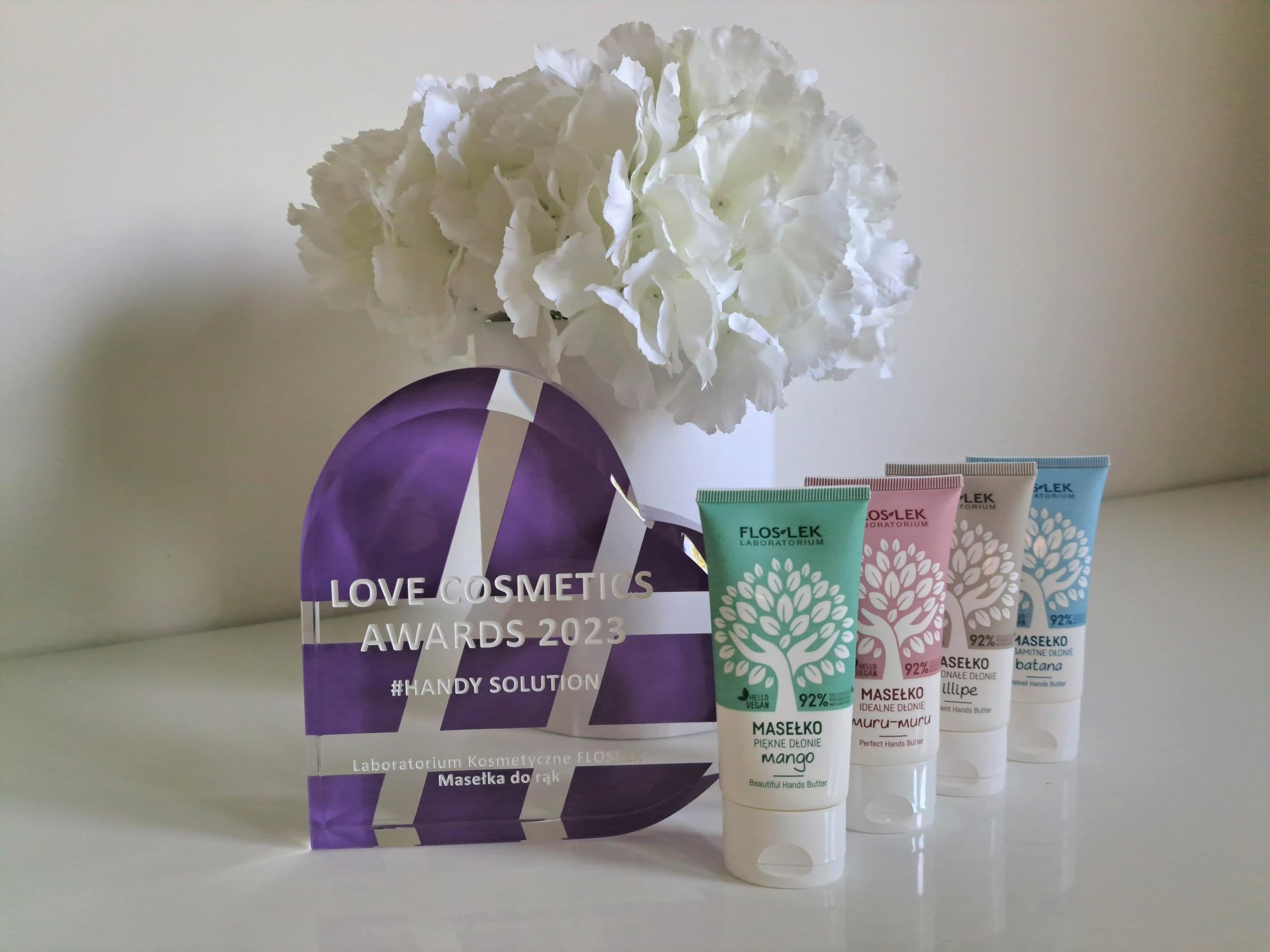 Love Cosmetics Awards 2023 dla FLOSLEK Laboratorium za masełka do rąk