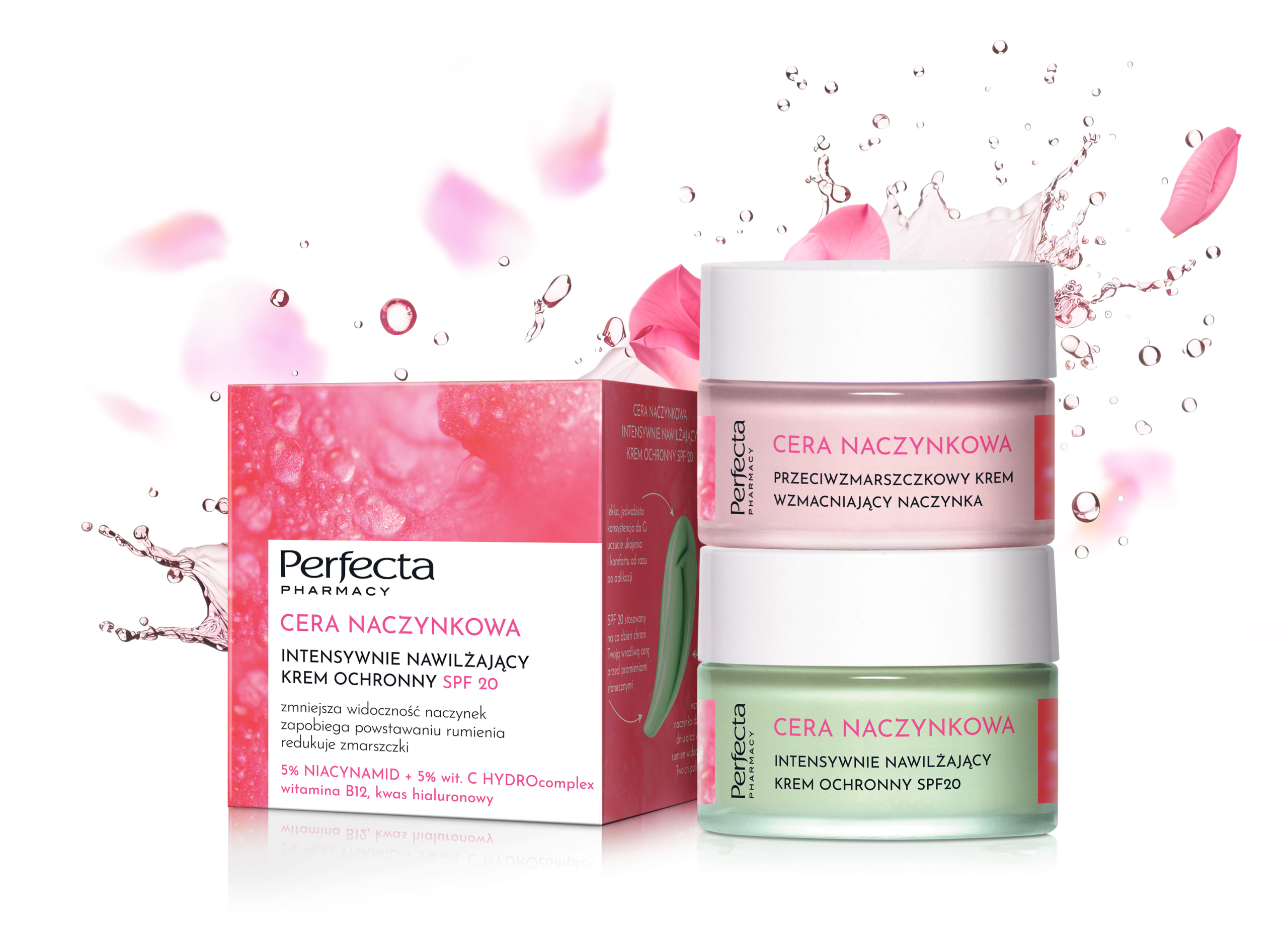 Perfecta Pharmacy Cera Naczynkowa zmniejsza widoczność „pajączków”