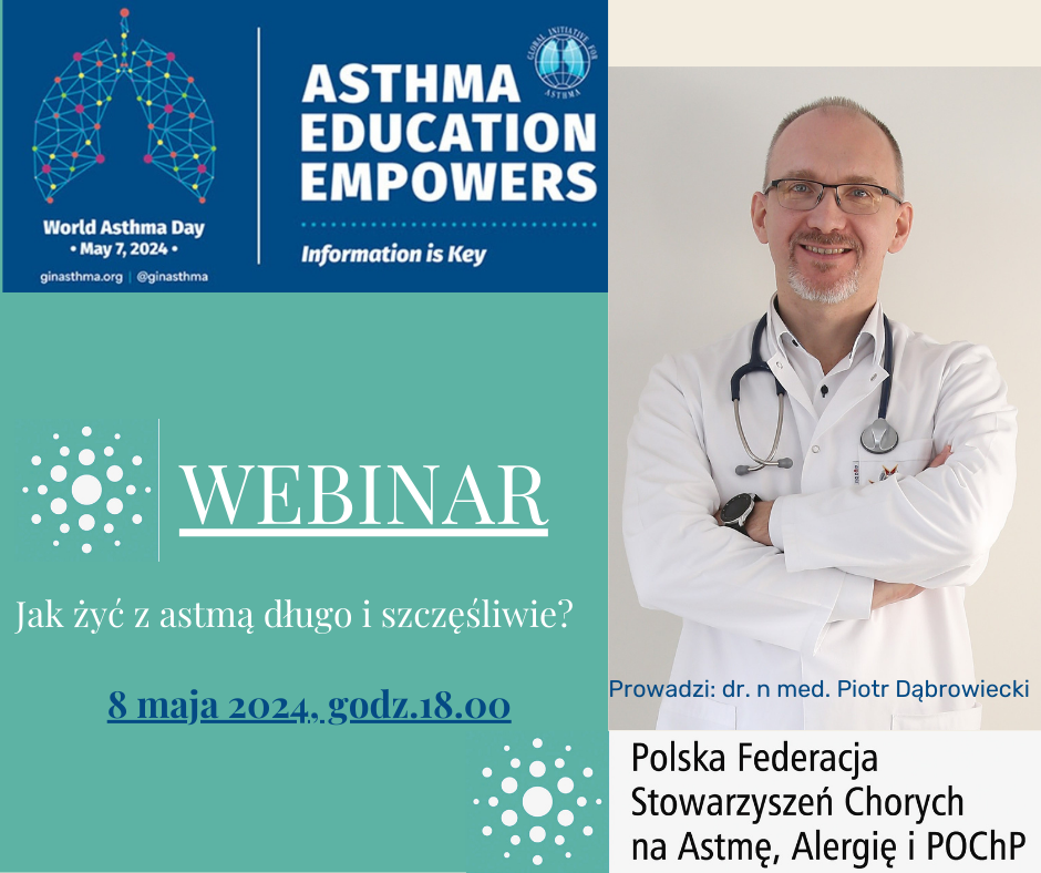 Webinar dla pacjentów: jak żyć z astmą długo i szczęśliwie?