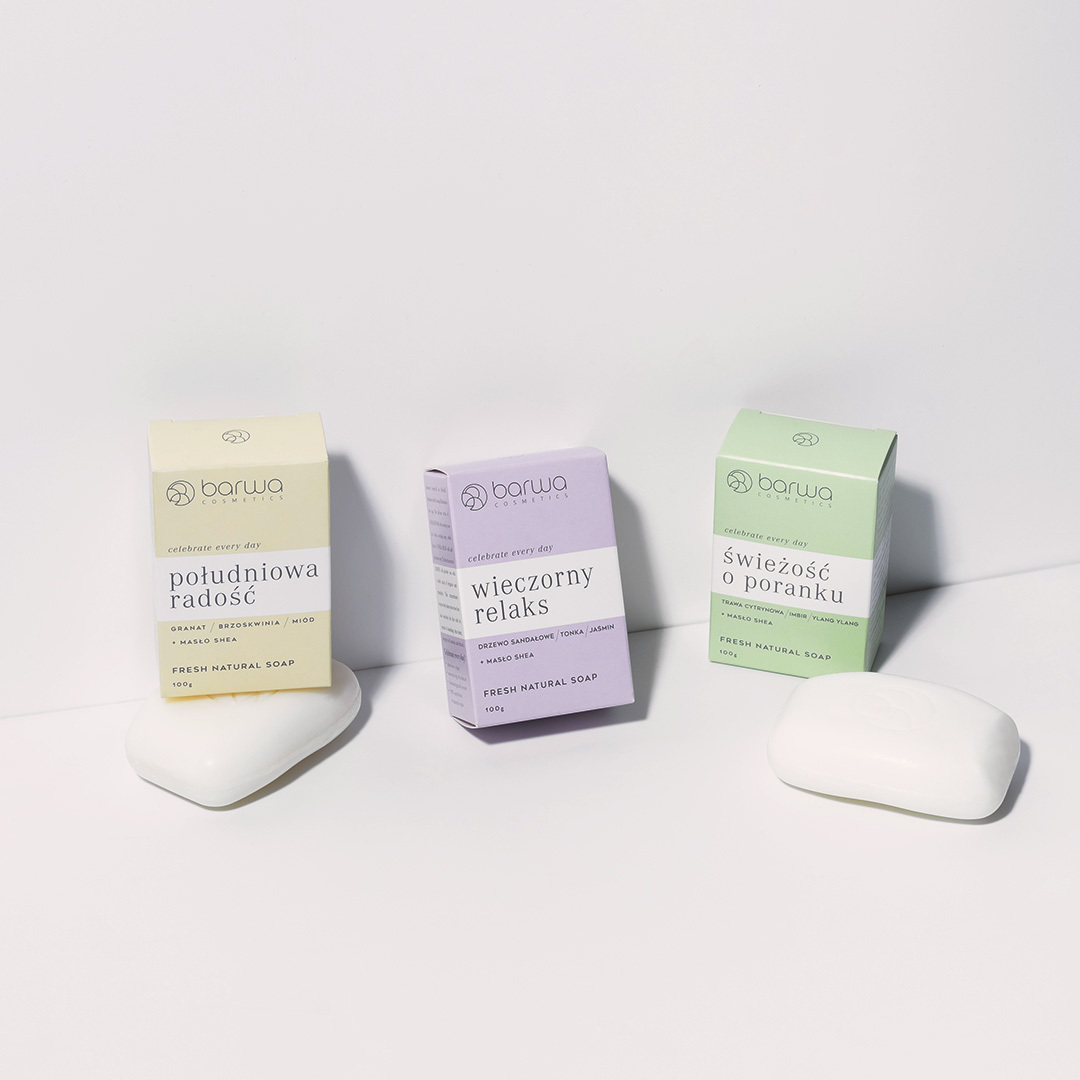 Trzy nowe mydła Barwa Cosmetics na każdą porę dnia
