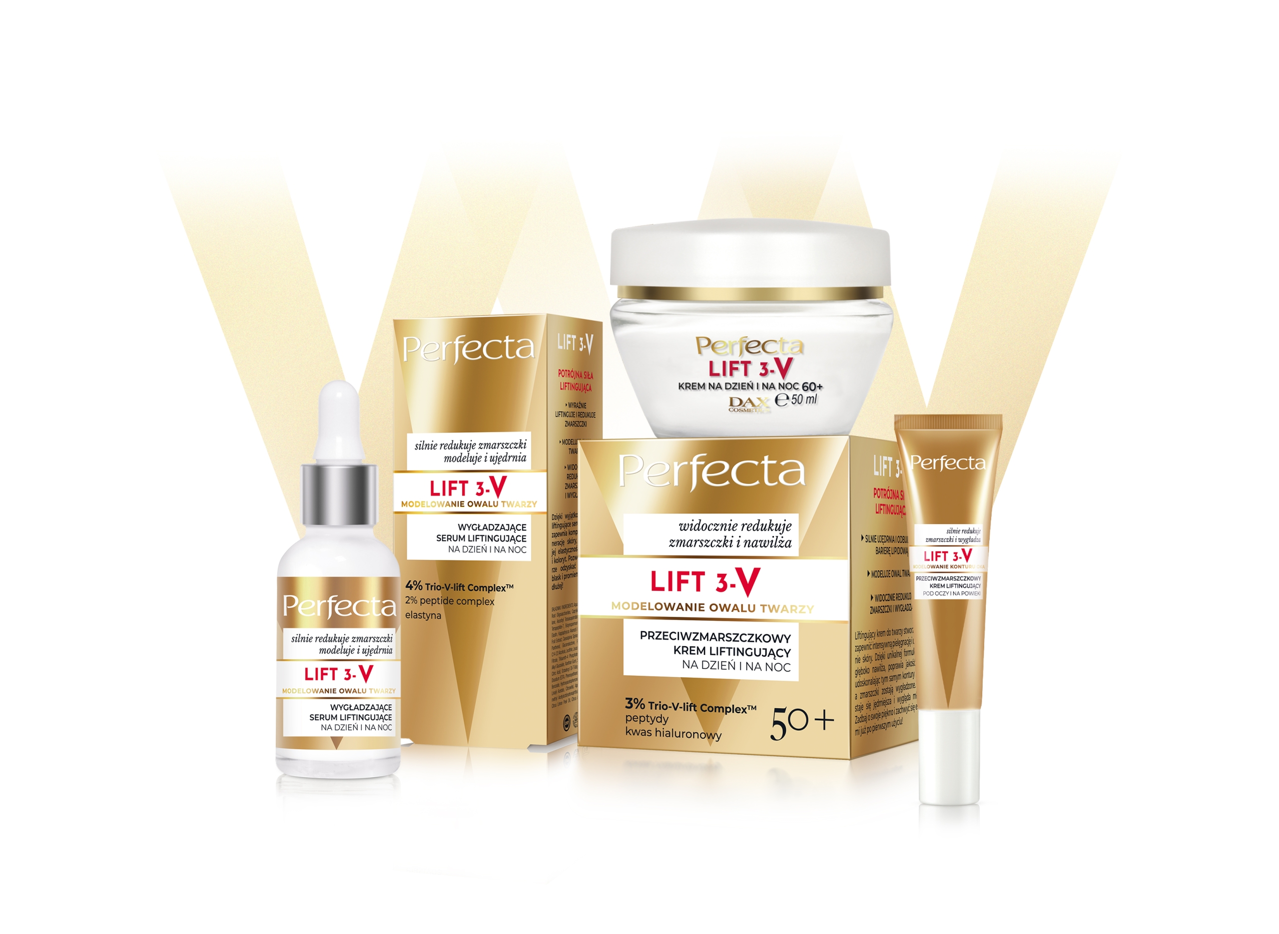 Perfecta Lift 3-V – kosmetyki liftingujące dla cery dojrzałej